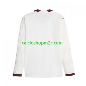 Manchester City Maglia Trasferta 2023/2024 Manica Lunga